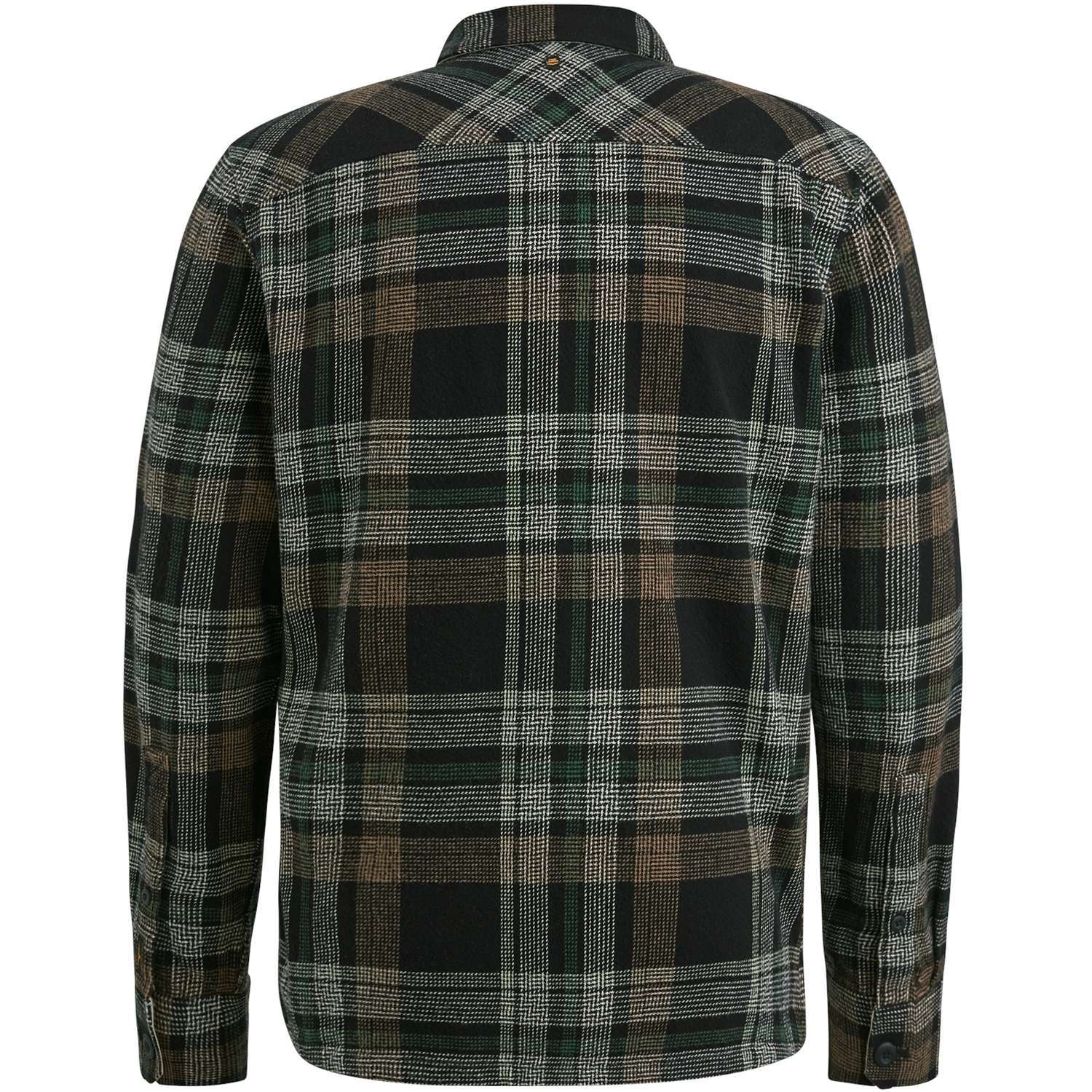 Pme Legend Overshirt Big Check Zwart Pme Legend Overshirt Big Check Zwart