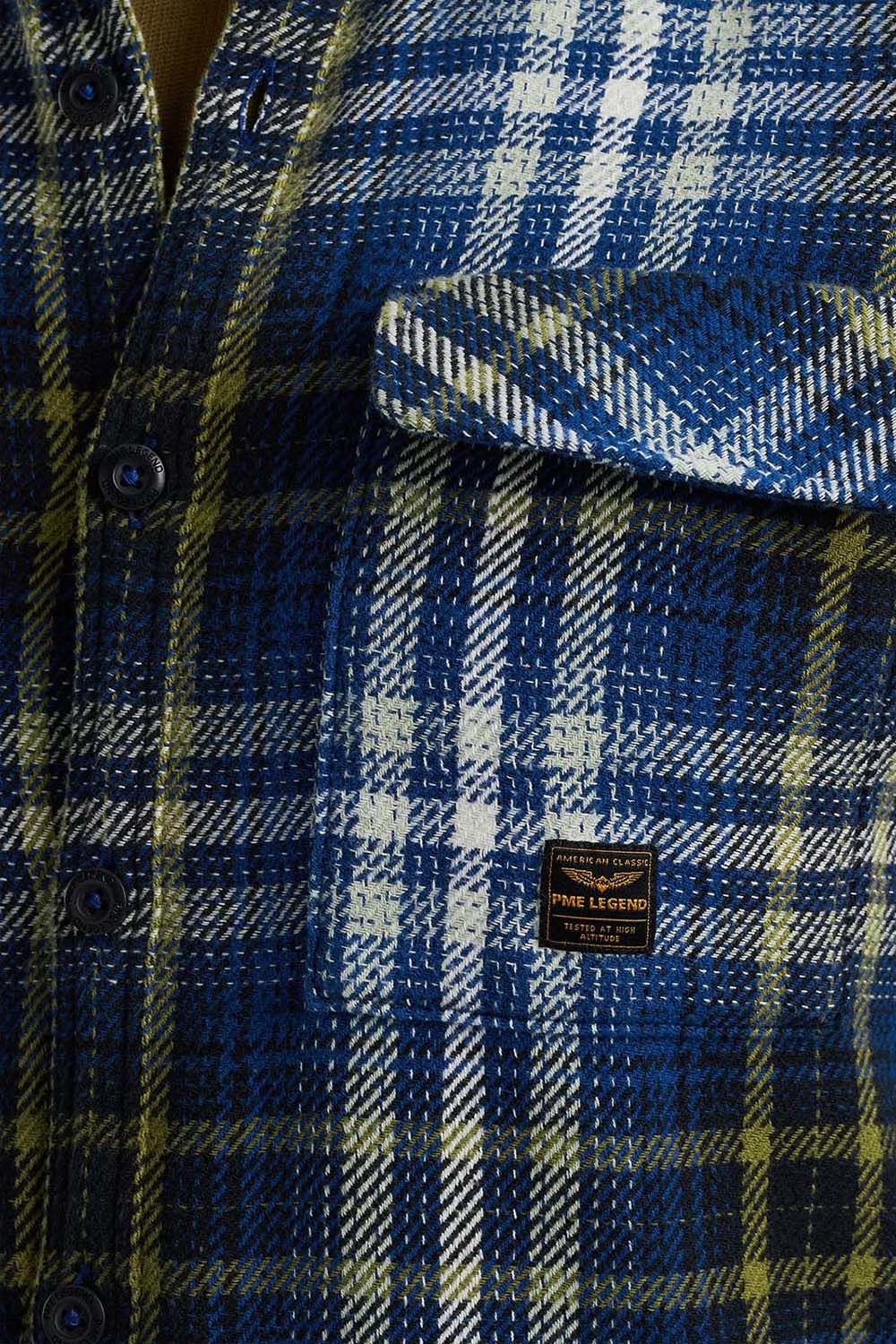 Pme Legend Overhemd Blauw Pme Legend Overhemd Blauw