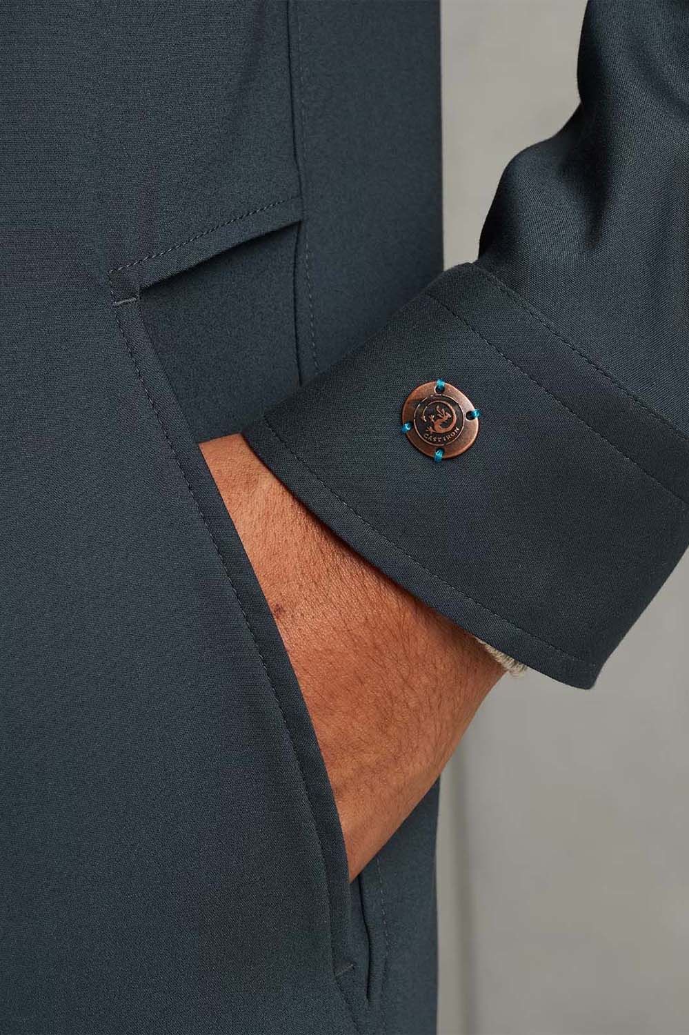 Cast Iron Overhemd Blauw Cast Iron Overhemd Blauw