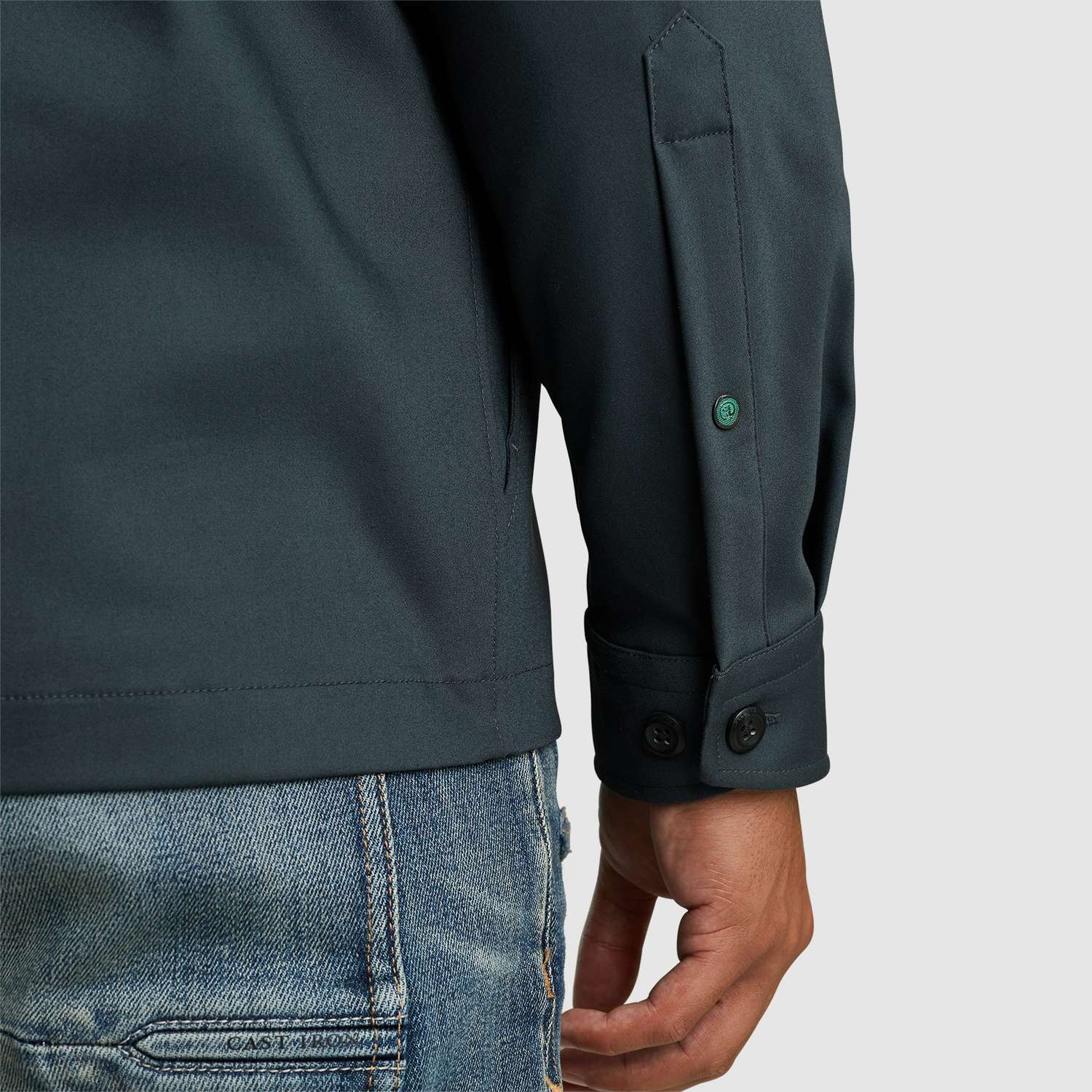 Cast Iron Overhemd Blauw Cast Iron Overhemd Blauw