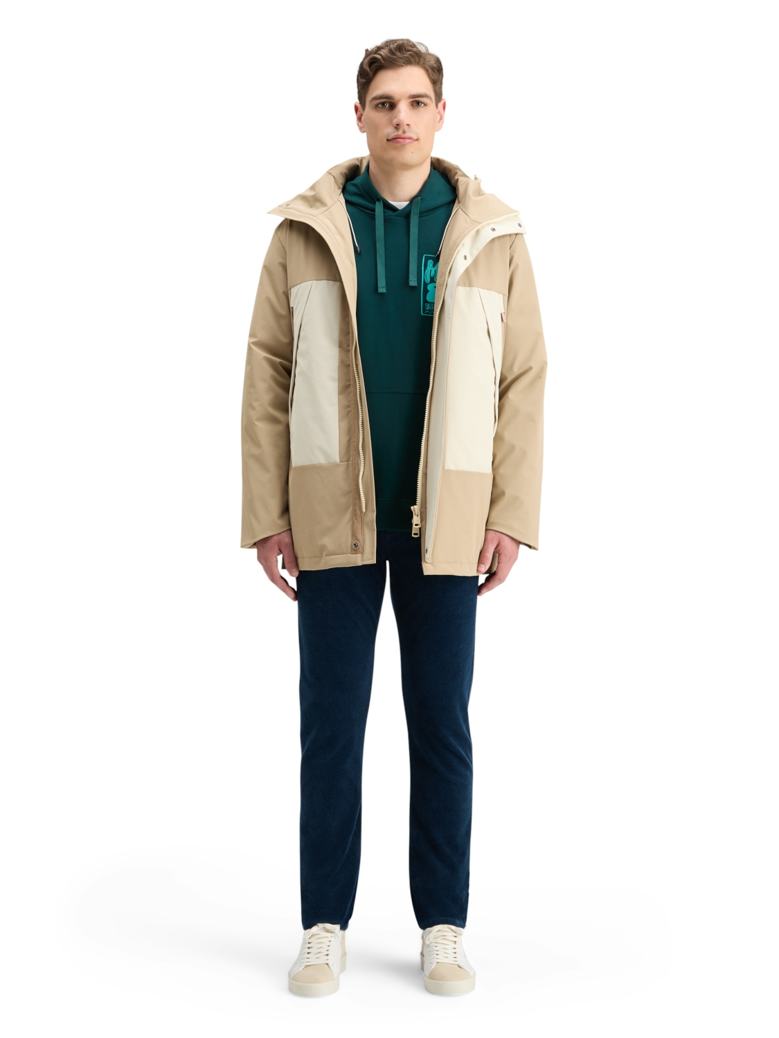 Scotch & Soda Hoodie Artwork Groen Scotch & Soda Hoodie Artwork Groen