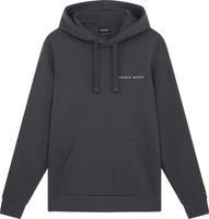 embroided hoodie sweat Grijs
