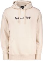 script embroidery hoodie Wit