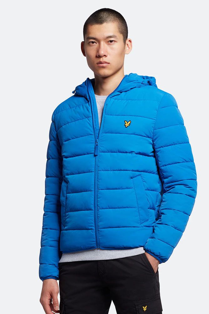 Lyle & Scott Jas Puffer Blauw