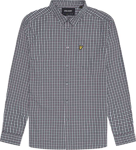 Lyle & Scott Overhemd Ruit Gingham Groen