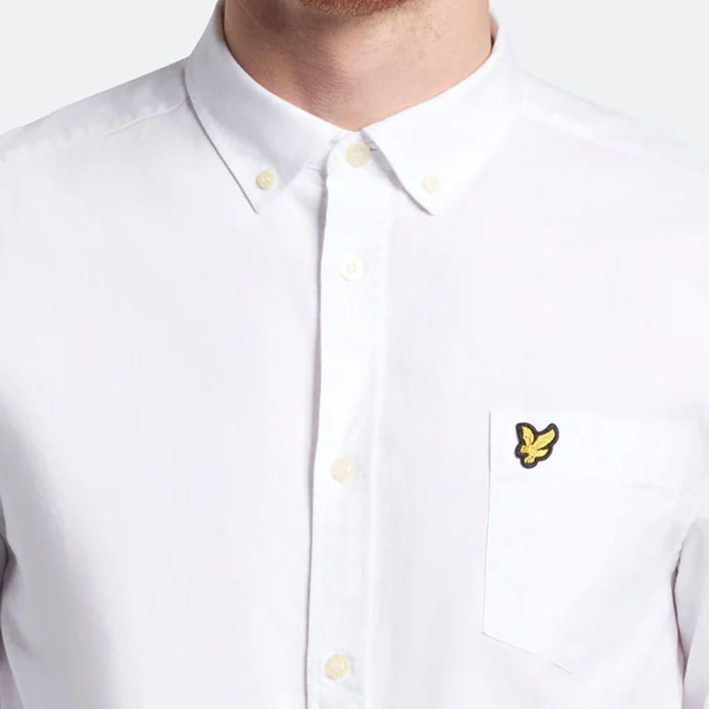 Lyle & Scott Overhemd Oxford Wit 