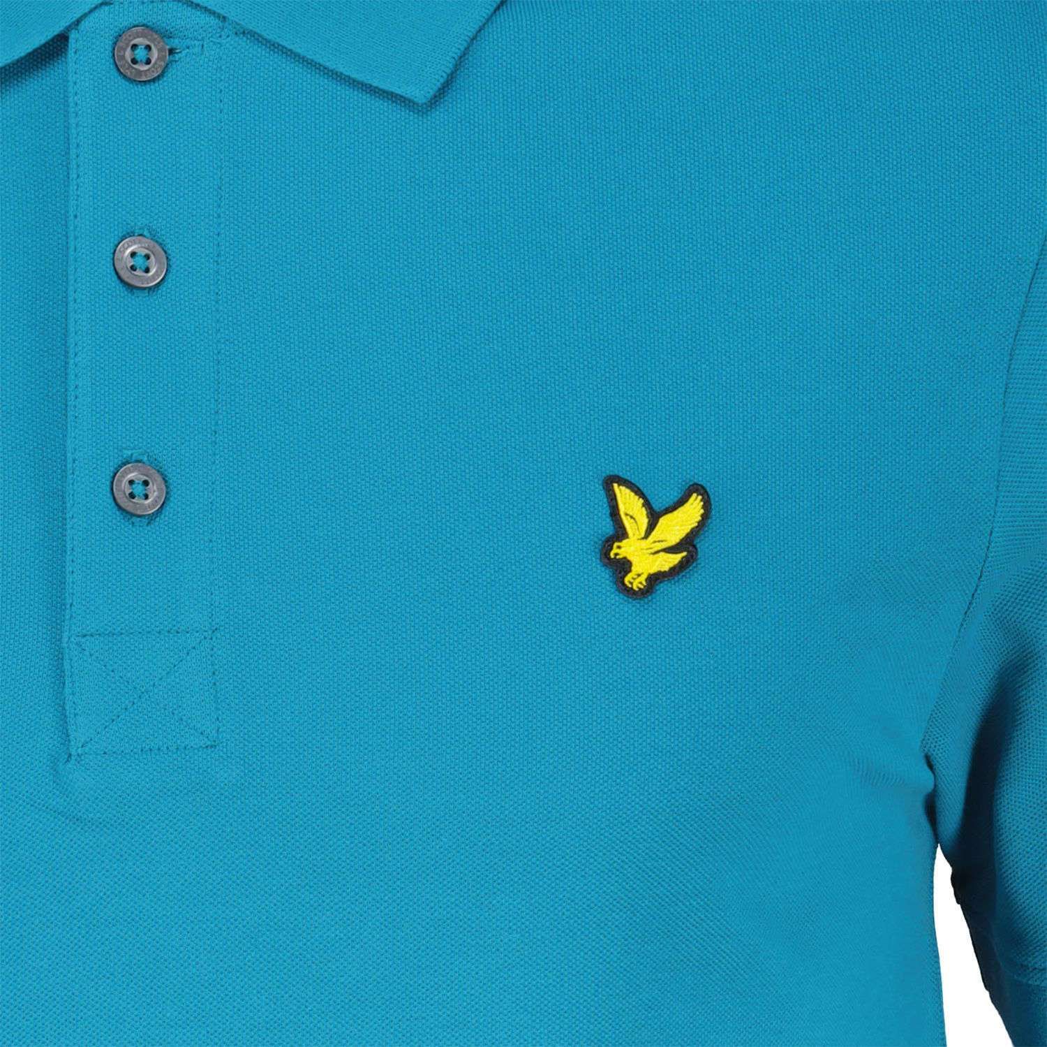 Lyle & Scott Polo Aqua Blauw