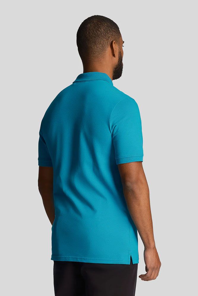 Lyle & Scott Polo Aqua Blauw