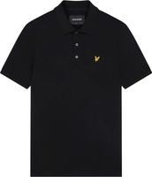 Plain Polo Shirt Zwart