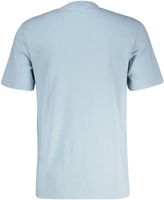 contrast pocket t-shirt Blauw