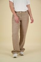 Dames Lange broek Beige