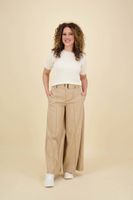 Dames Lange broek Beige