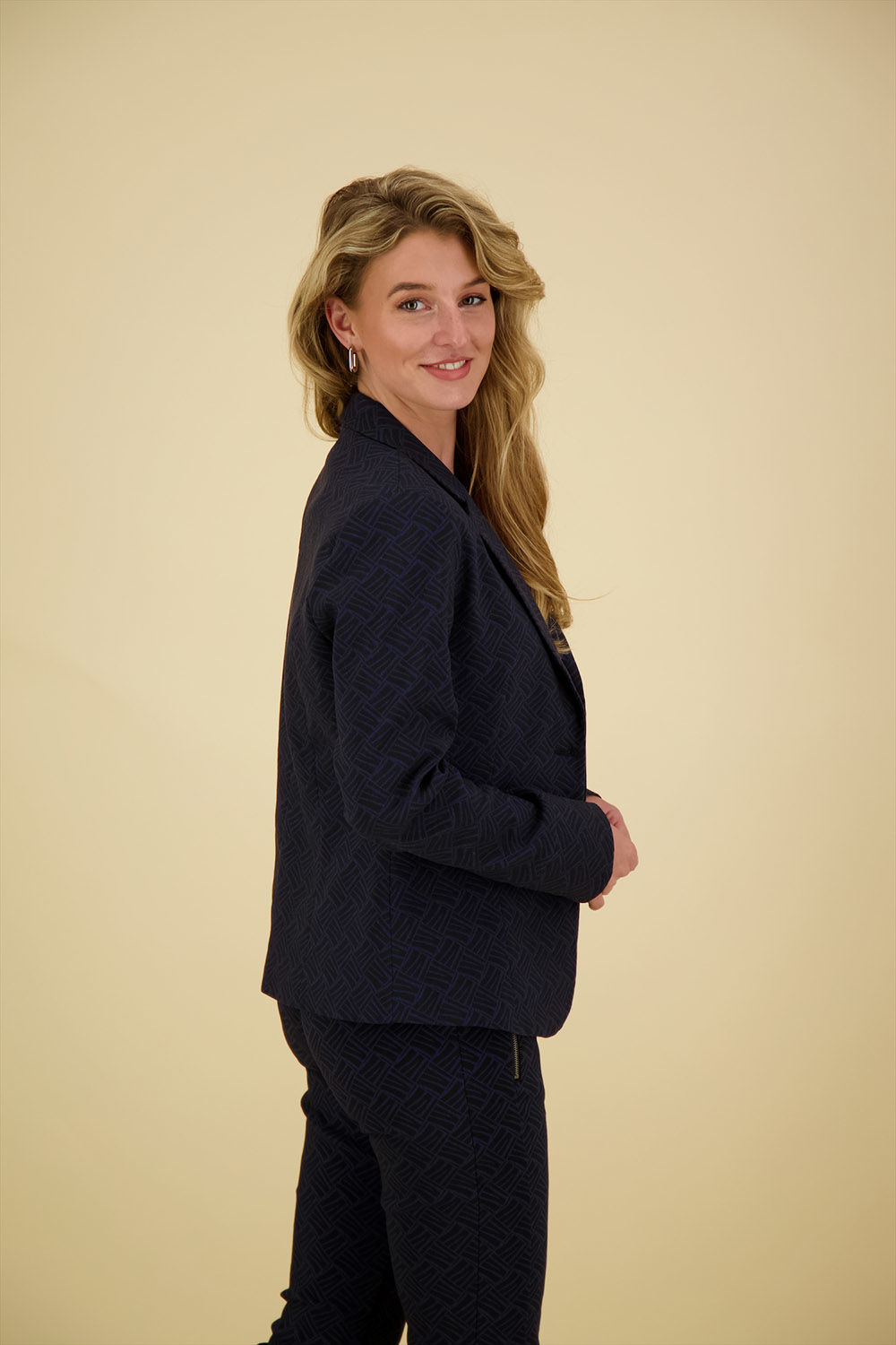 TQ Amsterdam Blazer Manja Blauw TQ Amsterdam Blazer Manja Blauw