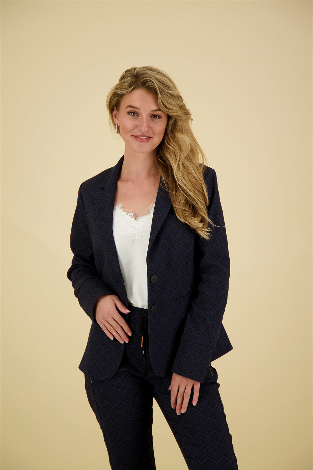 TQ Amsterdam Blazer Manja Blauw TQ Amsterdam Blazer Manja Blauw