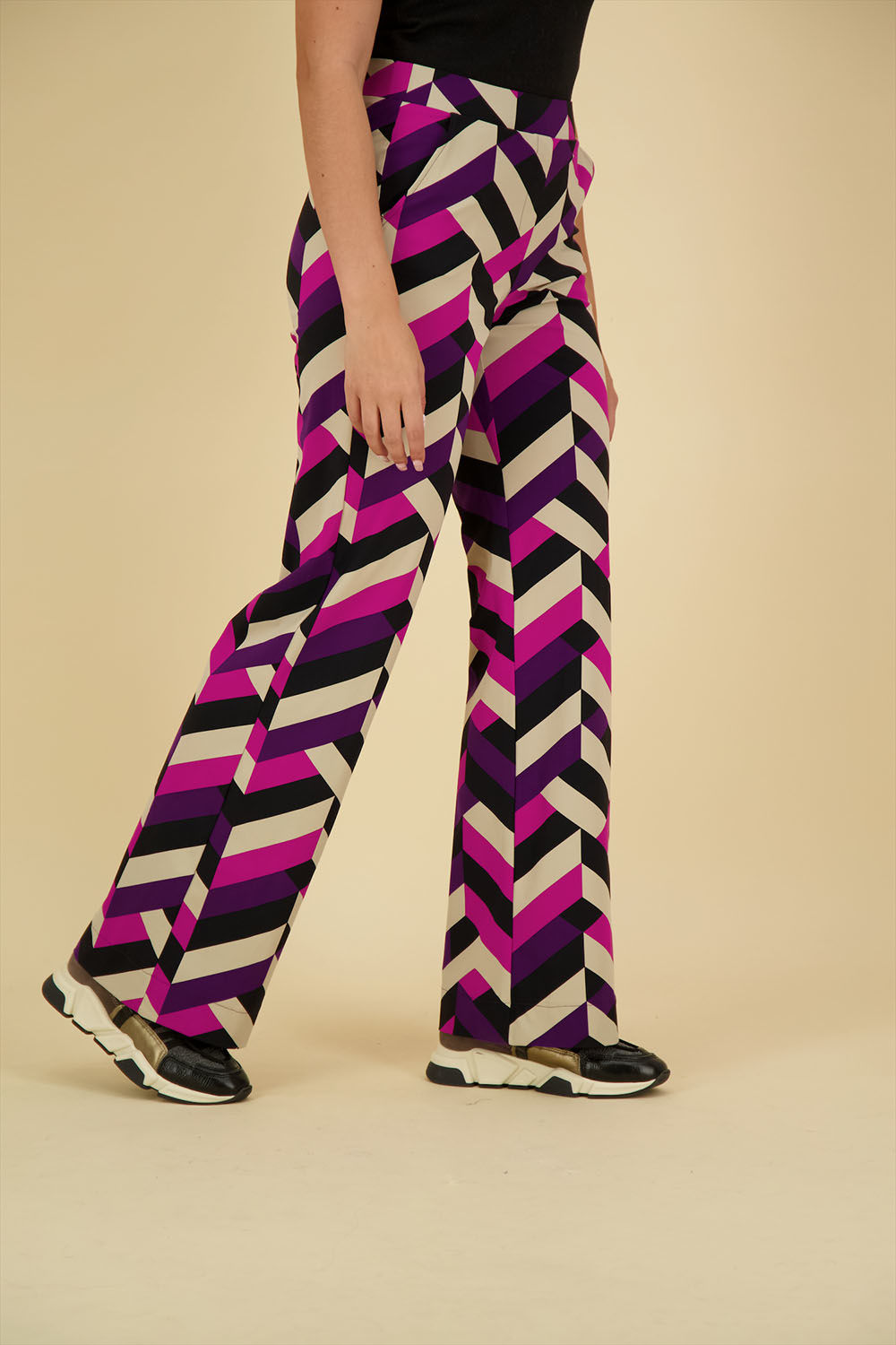 Studio Anneloes Broek Marilon Graphic Paars Studio Anneloes Broek Marilon Graphic Paars