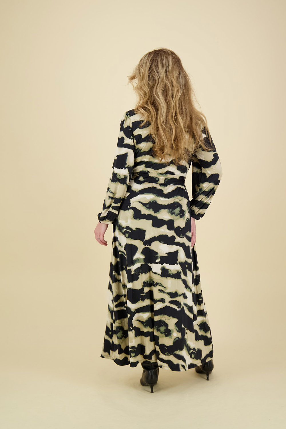 K Design Maxi cross over jurk Groen K Design Maxi cross over jurk Groen