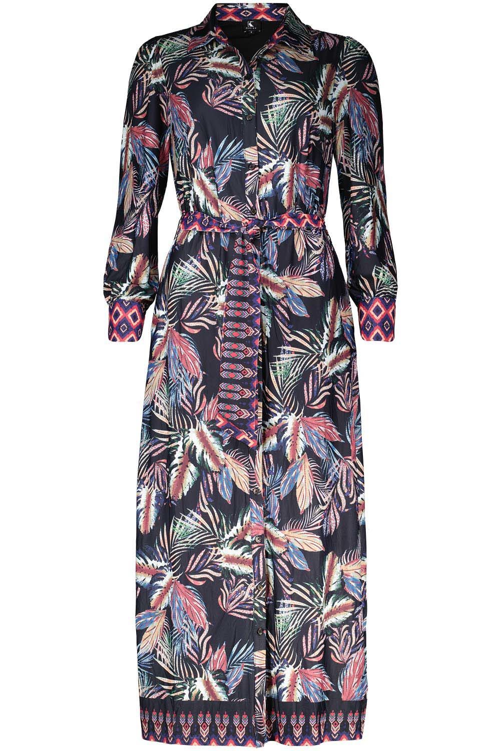 K Design Maxi Jurk Zwart  K Design Maxi Jurk Zwart