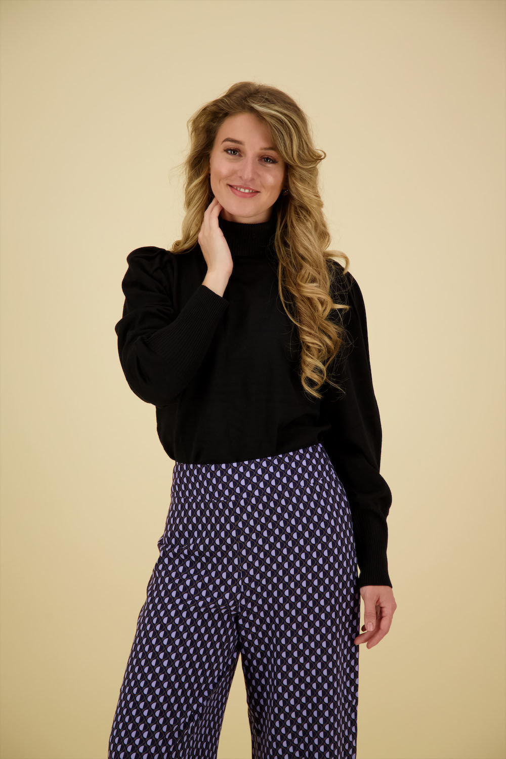 Opus Pantalon Misha Blauw Opus Pantalon Misha Blauw