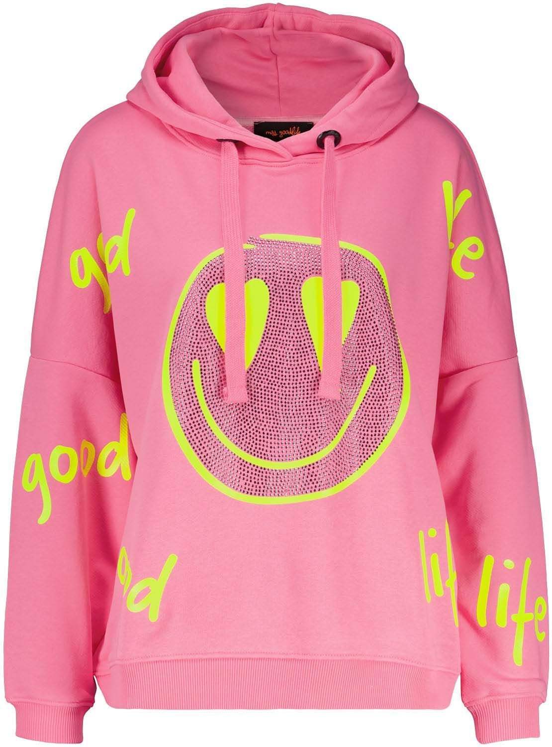 Miss Goodlife Hoodie Roze