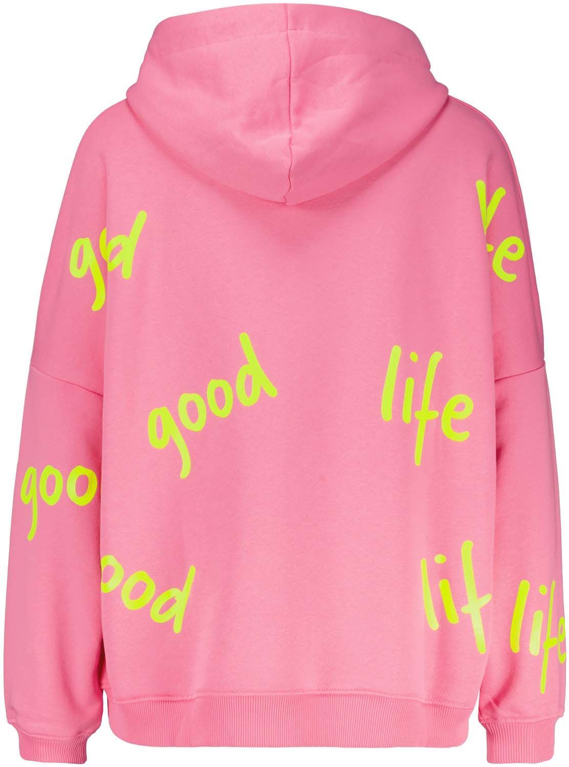 Miss Goodlife Hoodie Roze