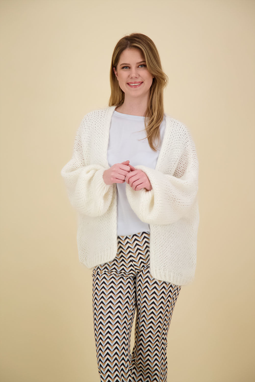 Bomont Vest Mohair Wit Bomont Vest Mohair Wit