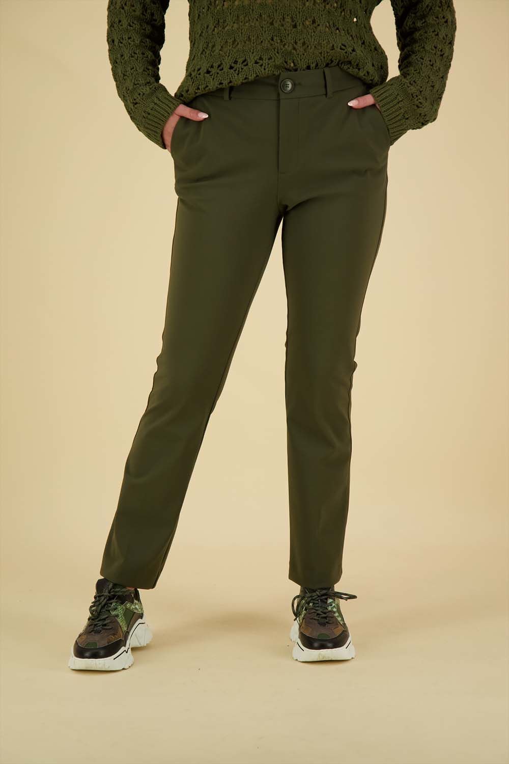 Mos Mosh Pantalon Ellen Izzy Groen