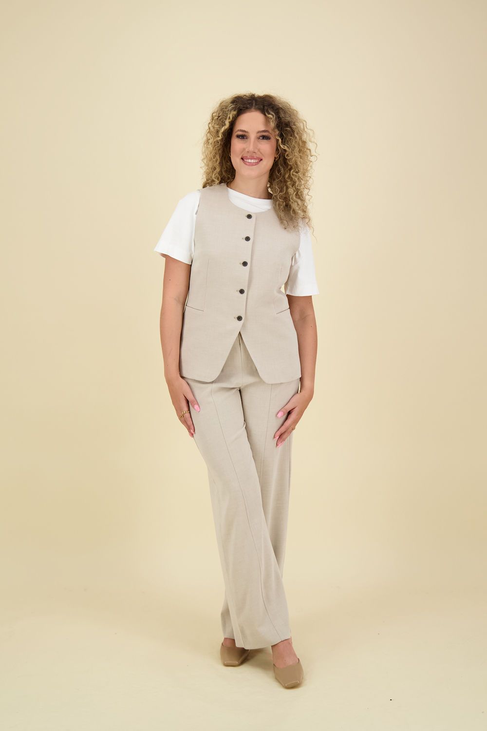 MSCH Copenhagen Broek Mirabelle Beige