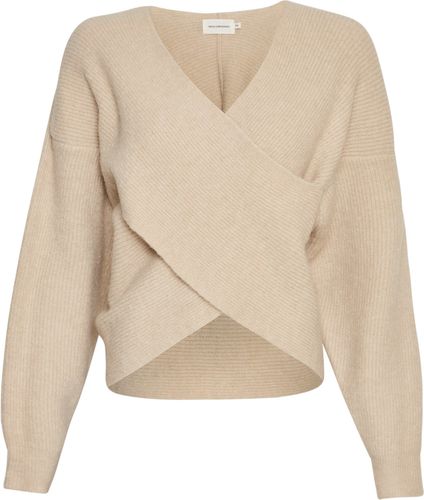 MSCH Copenhagen Pullover Zinelle Rachelle Wrap Beige