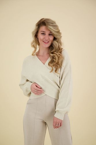 MSCH Copenhagen Pullover Zinelle Rachelle Wrap Beige