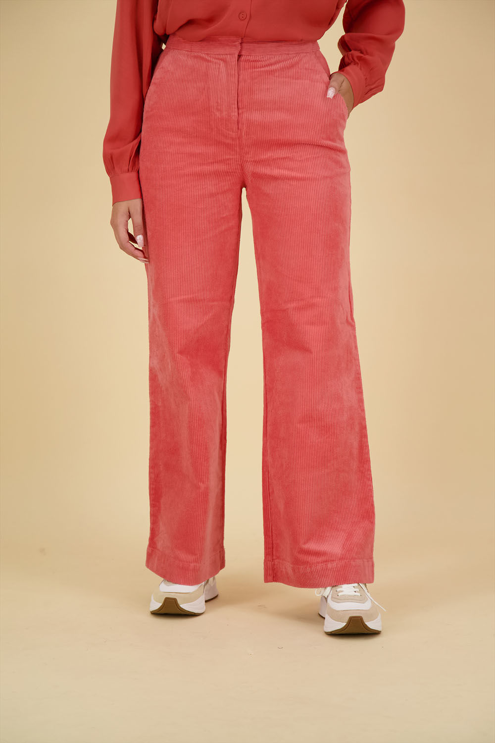 MSCH Copenhagen Broek Geggo Rib Koraal MSCH Copenhagen Broek Geggo Rib Koraal