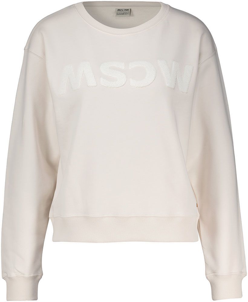 MSCW Sweater Logo Gebroken Wit