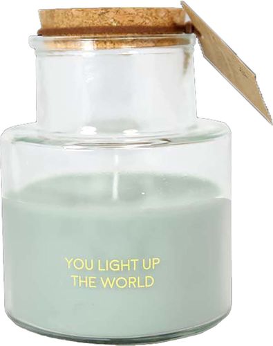 My flame lifestyle Buitenkaars - You light up the world - Bella Citro Groen
