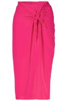 Midi skirt with tie Roze