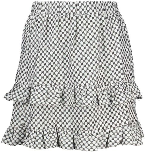 My Jewellery Skirt with graphic jacquard Grijs