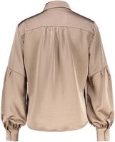 naja satin shirt Bruin