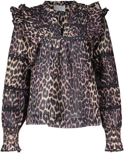 Neo Noir Blouse Aurika Leo Bruin