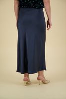 vicky heavy sateen skirt Blauw