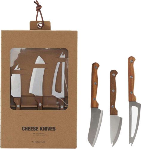 Nicolas vahe Cheese knives set Bruin