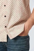 Shirt Short Sleeve Allover Printed Roze