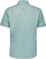 Shirt Short Sleeve 2 Coloured Melan Blauw