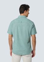 Shirt Short Sleeve 2 Coloured Melan Blauw