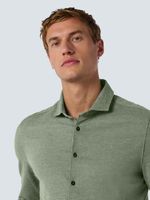 Shirt Jersey Melange Stretch Groen