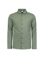 Shirt Jersey Melange Stretch Groen