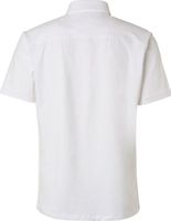 Shirt Short Sleeve jersey Stretch Wit