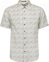 Shirt Short Sleeve Allover Printed Wit