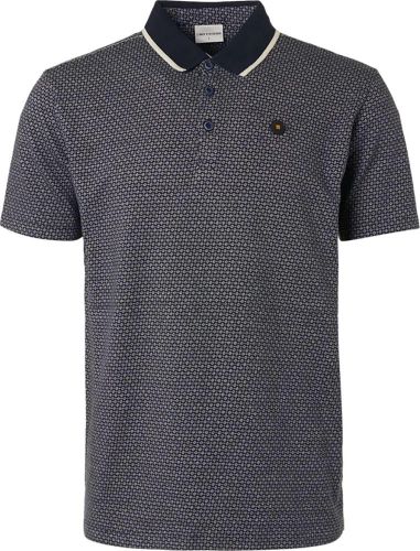 No Excess Polo 2 Coloured Jacquard BK Wit