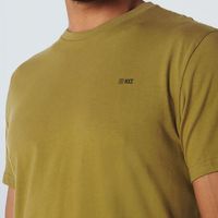 T-Shirt Crewneck Solid Basic Groen