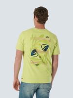 T-Shirt Crewneck Placed Prints Garm Lime