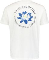 T-Shirt Crewneck Placed Prints Garm Wit