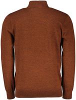 Pullover Half Zip 2 Coloured Melang Bruin